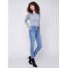 Cuffed Hem Jeans - Medium Blue Cuffed Hem Jeans - Medium Blue