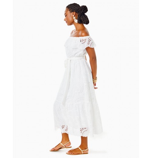 Geri Off-The-Shoulder Midi Dress Geri Off-The-Shoulder Midi Dress