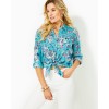 Sea View Linen Button Down Top Sea View Linen Button Down Top